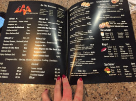 Lava Rock Grill & Sushi menu