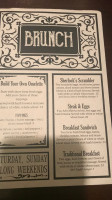 Sherlock Holmes menu