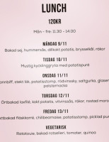 Steakhouse No.9 Restaurang Kristianstad menu
