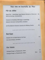 Le Pre Vert menu