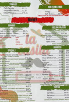 La Casita Authentic Mexican menu
