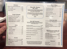 Pier 407 Seafood Grill menu