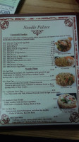 Noodle Palace menu