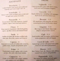 Mercato Mission menu