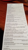 Stillwell Bar menu