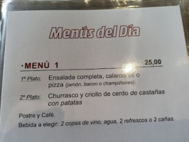Parrillada O Curro menu