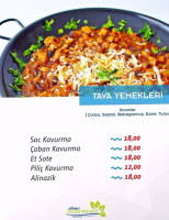 Almus Şehr-i Sefa Bungalov Otel Alabalık Ve Kahvaltı Restorant Kafe At Atv Gemİ Karavan Park Çadır Kamping menu