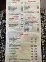 Honey's Thai Pavilion menu