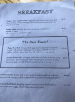 The Breakfast Buzz menu