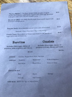 The Breakfast Buzz menu