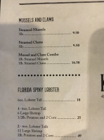 Karen's Tasty Crabs menu