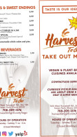 Harvest 365 Fresh Grill menu