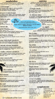 The Cove Of Twin Falls menu