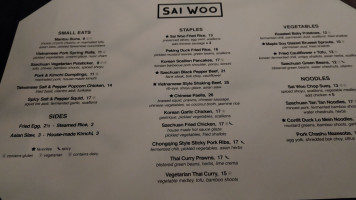 Sai Woo menu