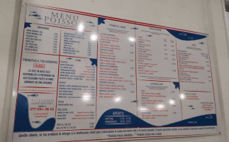 Poisson menu