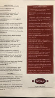 Pasto's Grill menu