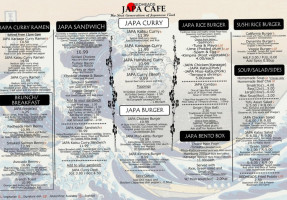Redheads Japa Cafe menu