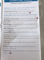 Magic Sushi Panet menu