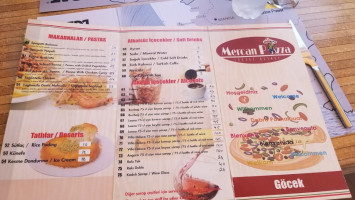 Mercan Pizza menu