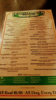 Bobby O'Briens menu