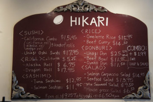 Hikari cafe food