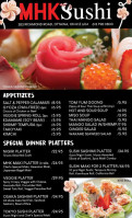 Mhk Sushi menu