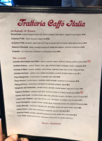 Trattoria Caffe Italia menu