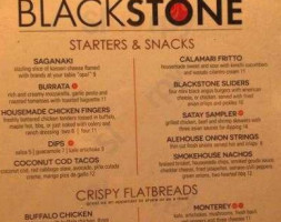 Blackstone menu