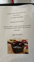 Restaurant Frohsinn menu