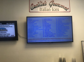 Cecilie's Gourmet Italian Ices inside