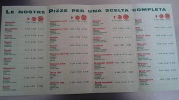 Pizza Pazza menu
