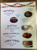 Las Dos Huastecas menu
