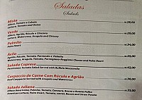 Ávila Steakhouse menu