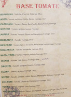 Pizzeria San Marin menu