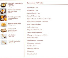 Safranbolu Zencefil Yöresel Lezzetler menu