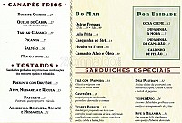 Astor menu