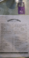 Sonny’s Grill menu