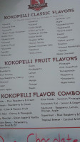 Kokopelli Coffee menu