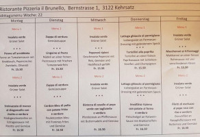 il Brunello menu