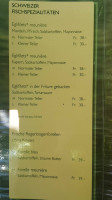 Jägerheim menu