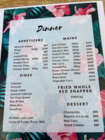 Mami Chula Jamaican menu