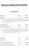 Walliserstube menu