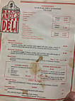 Andy's Deli menu