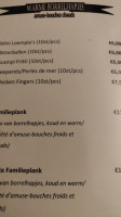 Cafe Op T Hoeksken menu