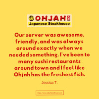 Ohjah Japanese Steakhouse Sushi & Hibachi food