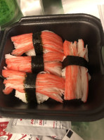 Orange Roll Sushi food