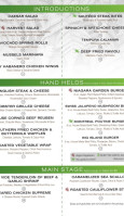 Karma Kameleon Gastropub menu