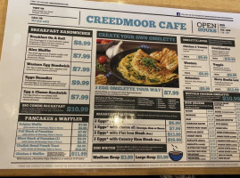 Creedmoor Cafe menu