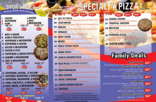 Sky Hy Pizza Donair menu