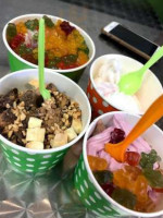 Tj's Frozen Yogurt And Gourmet Coffee food